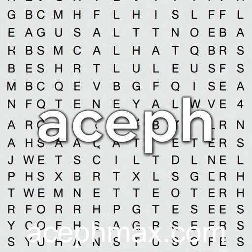 Exploring the Intriguing World of 'Aceph' in Word Search Games